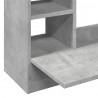 Biurko wiszące, szarość betonu, 105x48x75 cm