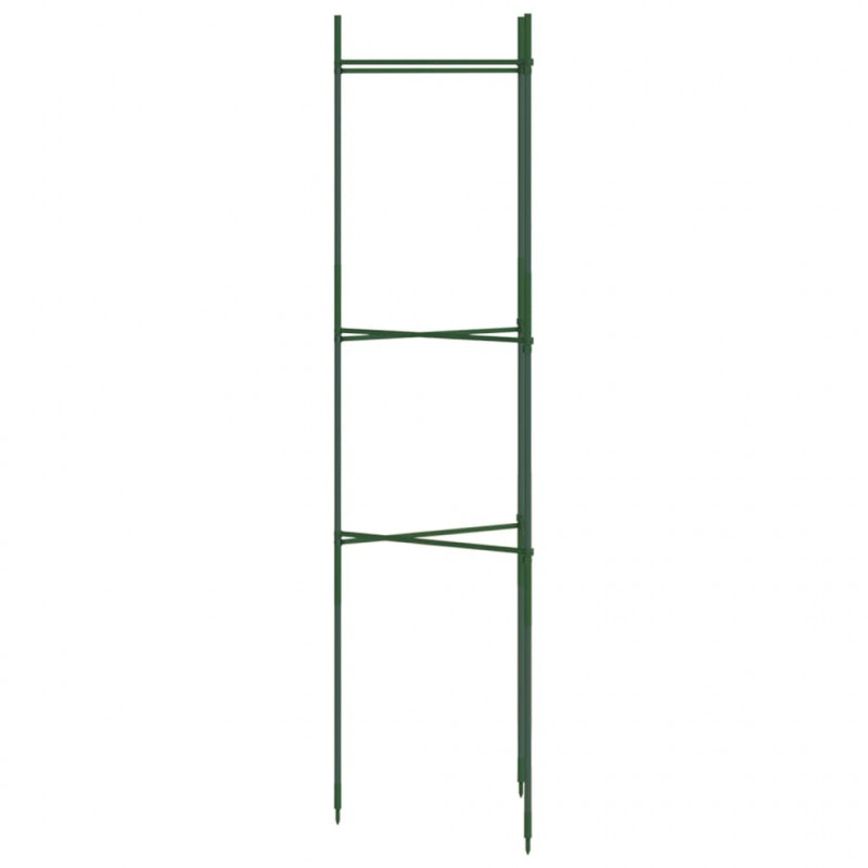 Podpórki do pomidorów, 8 szt., 116 cm, stal i PP