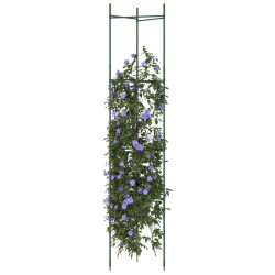 Podpórki do pomidorów, 4 szt., 154 cm, stal i PP