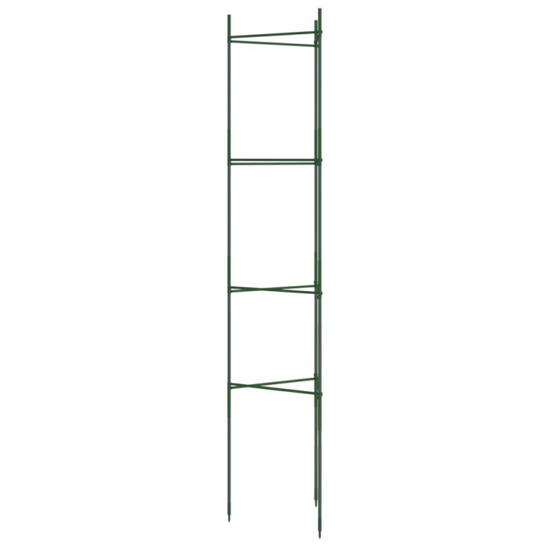 Podpórki do pomidorów, 4 szt., 154 cm, stal i PP