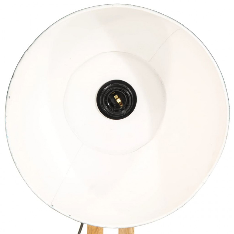 Lampa stojąca, 25 W, postarzany niebieski, 33x25x130-150cm, E27