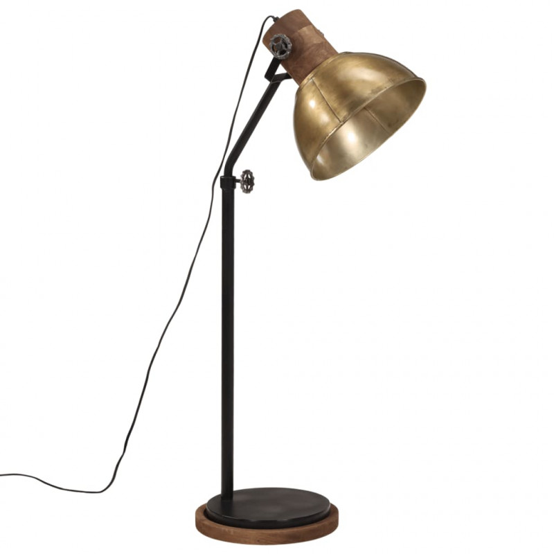 Lampa stojąca, 25 W, antyczny mosiądz, 30x30x100-150 cm, E27