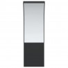 Kinkiety zewnętrzne LED, 2 szt., czarne, odlewane aluminium