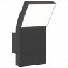 Zewnętrzny kinkiet LED, czarny, odlewane aluminium