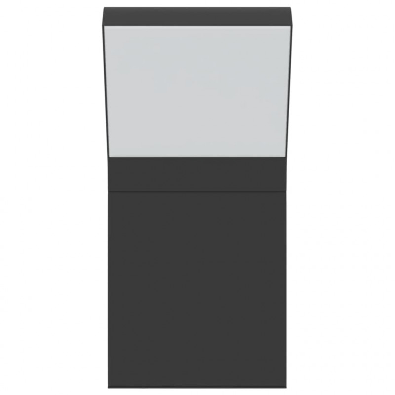 Zewnętrzny kinkiet LED, czarny, odlewane aluminium