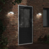 Kinkiety zewnętrzne LED, 2 szt., czarne, odlewane aluminium