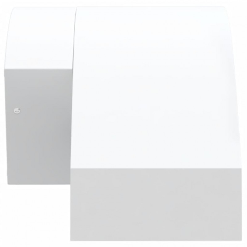 Zewnętrzny kinkiet LED z czujnikiem, biały, odlewane aluminium