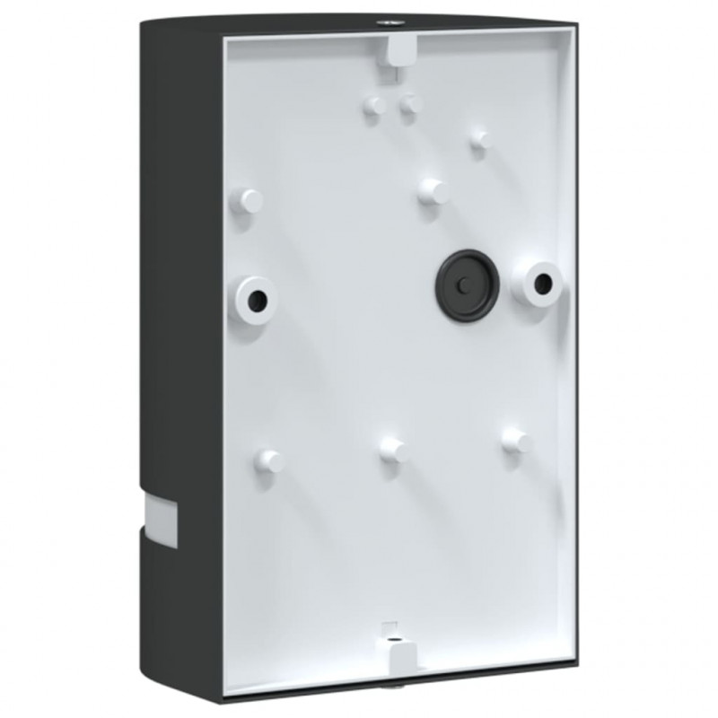 Kinkiet zewnętrzny, czarny, odlewane aluminium