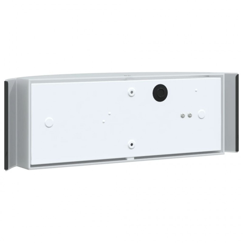 Kinkiety zewnętrzne, 2 szt., czarne, stal nierdzewna