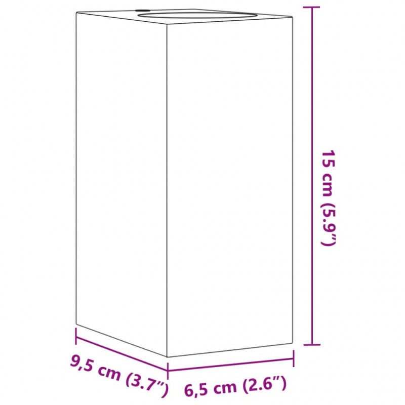 Kinkiety zewnętrzne, 2 szt., czarne, odlewane aluminium