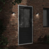 Kinkiety zewnętrzne, 2 szt., czarne, odlewane aluminium