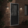Kinkiet zewnętrzny, czarny, odlewane aluminium