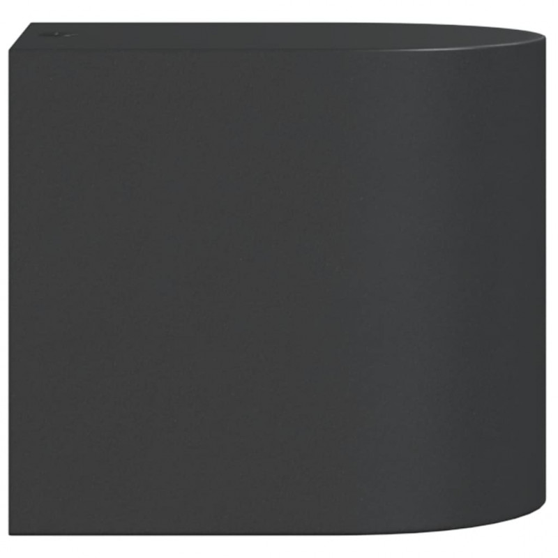 Kinkiet zewnętrzny, czarny, odlewane aluminium