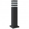 Zewnętrzna lampa stojąca, czarna, 50 cm, aluminium