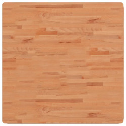 Blat stołu, 90x90x1,5 cm, kwadratowy, lite drewno bukowe