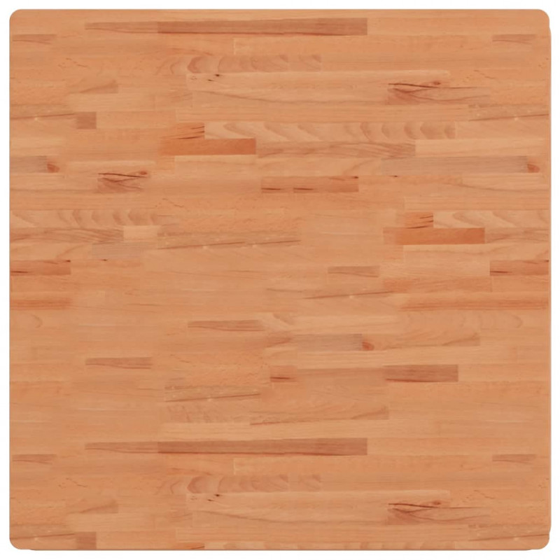 Blat stołu, 90x90x1,5 cm, kwadratowy, lite drewno bukowe