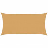 Żagiel przeciwsłoneczny, 160 g/m², piaskowy, 2x4 m, HDPE