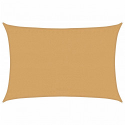 Żagiel przeciwsłoneczny, 160 g/m², piaskowy, 3,5x5 m, HDPE