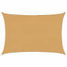 Żagiel przeciwsłoneczny, 160 g/m², piaskowy, 3,5x5 m, HDPE