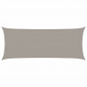 Żagiel przeciwsłoneczny, 160 g/m², jasnoszary, 2x4,5 m, HDPE