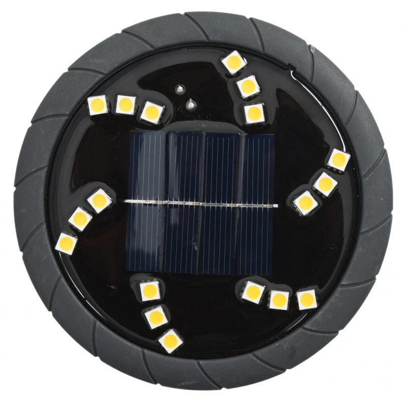 Solarne lampki gruntowe, z kolcami, 12 szt., ciepłe białe