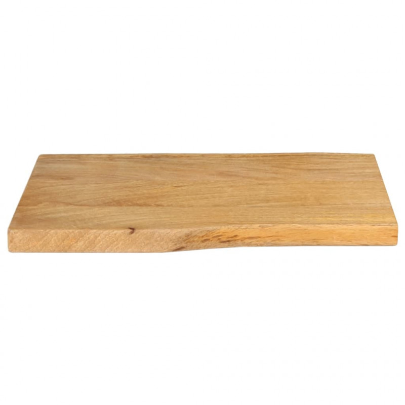 Blat stołu, 50x40x3,8 cm, naturalna krawędź, lite drewno mango
