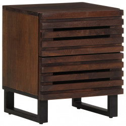 Szafki nocne, 2 szt., 40x34x46 cm, lite drewno mango