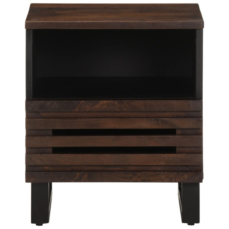 Szafki nocne, 2 szt., 40x34x46 cm, lite drewno mango