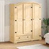 Szafa Corona, 151,5x52x186 cm, lite drewno sosnowe