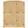 Szafa Corona, 151,5x52x186 cm, lite drewno sosnowe
