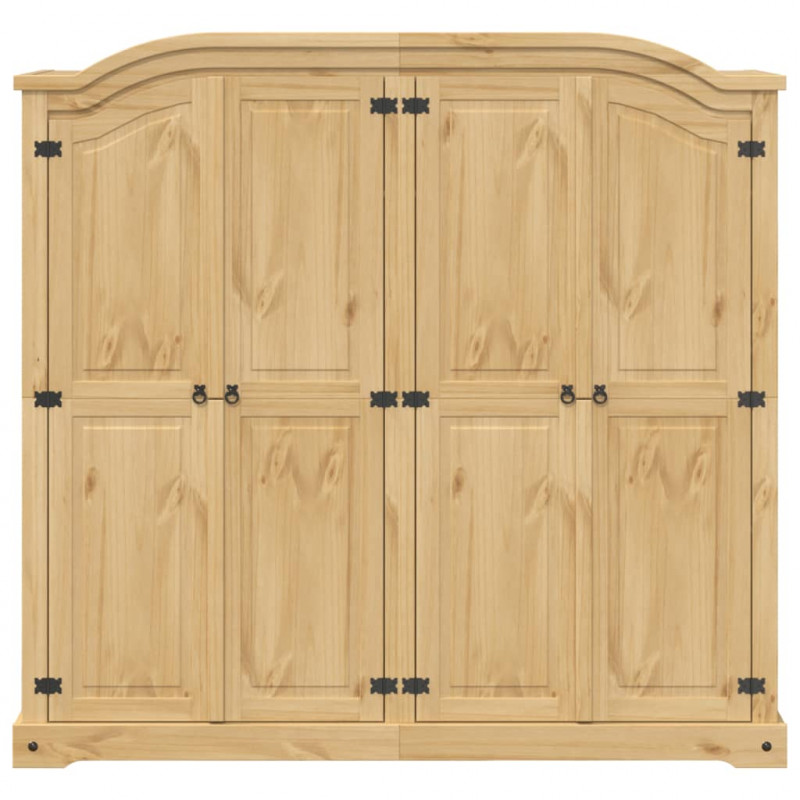 Szafa Corona, 194x52x186 cm, lite drewno sosnowe