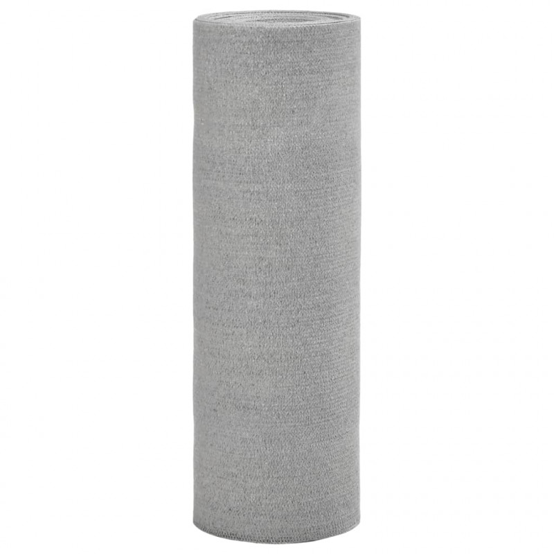 Siatka cieniująca, jasnoszara, 2x10 m, HDPE, 195 g/m²