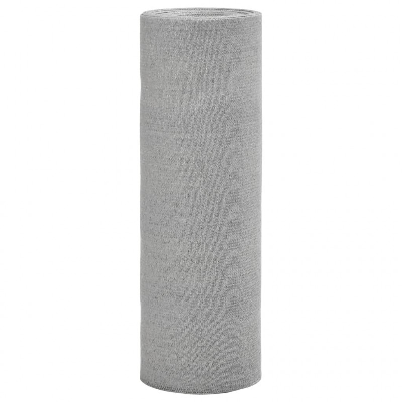 Siatka cieniująca, jasnoszara, 1,2x10 m, HDPE, 195 g/m²