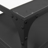 Szafka pod TV ze szklanym blatem, czarna, 98x35x51 cm