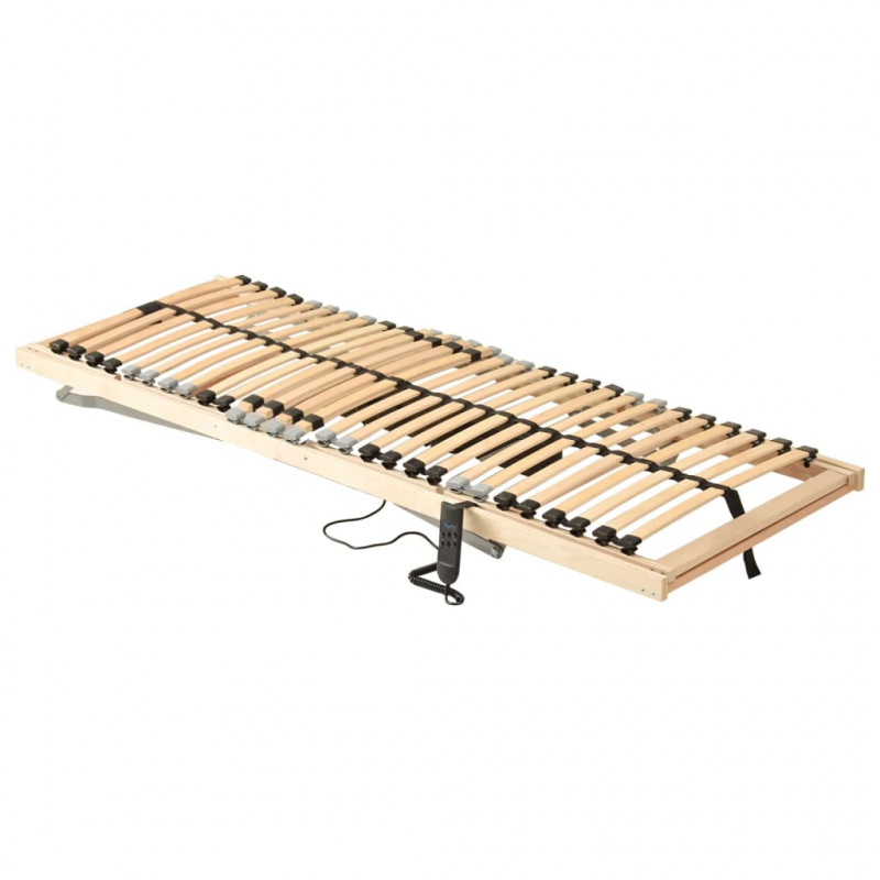Elektryczny stelaż do łóżka z 28 listwami, 7 stref, 100x200 cm
