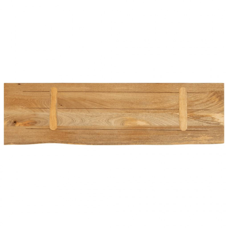Blat stołu z naturalną krawędzią, 100x30x3,8 cm, drewno mango