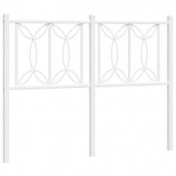 Metalowe wezgłowie, białe, 120 cm
