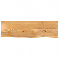 Blat stołu z naturalną krawędzią, 100x20x3,8 cm, drewno mango
