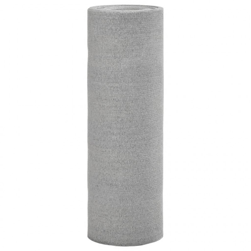 Siatka cieniująca, jasnoszara, 1,5x25 m, HDPE, 150 g/m²