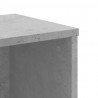 Regał, szarość betonu, 50x25x105 cm, materiał drewnopochodny
