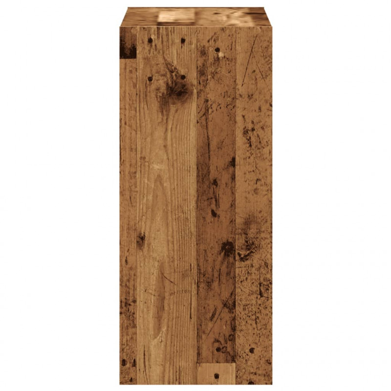 Regał, stare drewno, 68,5x32x75 cm, materiał drewnopochodny