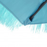 Parasol ogrodowy na stalowym słupku, niebieski, 300x200x250 cm