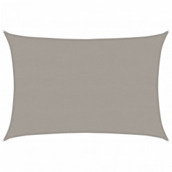 Żagiel przeciwsłoneczny, 160 g/m², jasnoszary, 5x7 m, HDPE