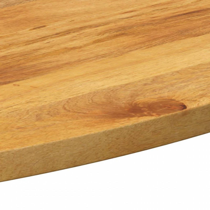 Blat stołu, 110x50x2,5 cm, owalny, lite drewno mango