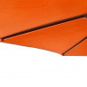 Parasol ogrodowy na stalowym słupku, terakota, 225x225x212 cm