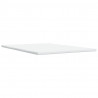 Łóżko kontynentalne z materacem, jasnoszare, tkanina, 140x190cm