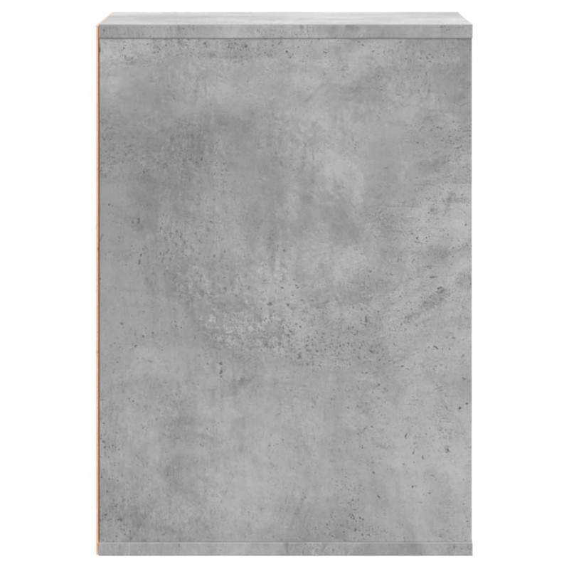 Komoda, szarość betonu, 40x41x58 cm, materiał drewnopochodny