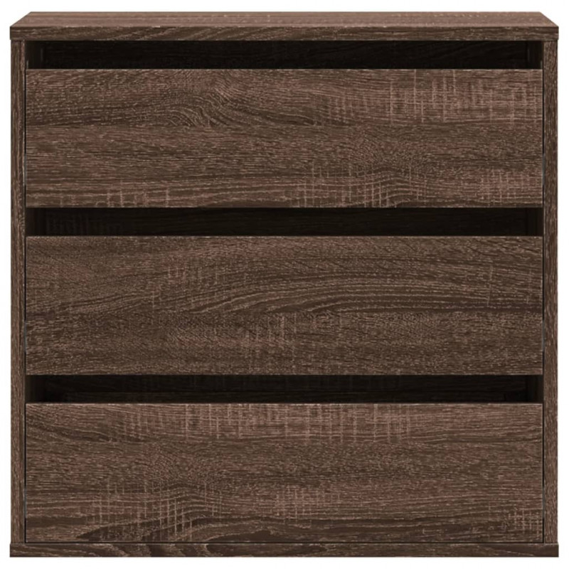 Komoda, brązowy dąb, 60x41x58 cm, materiał drewnopochodny