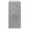 Regał, szarość betonu, 68,5x32x68,5 cm, materiał drewnopochodny
