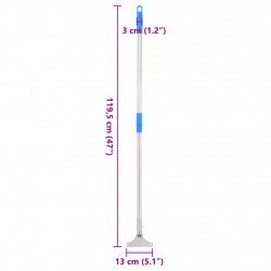 Drążki do podłogowej ściągaczki do wody, 5 szt., 119,5 cm